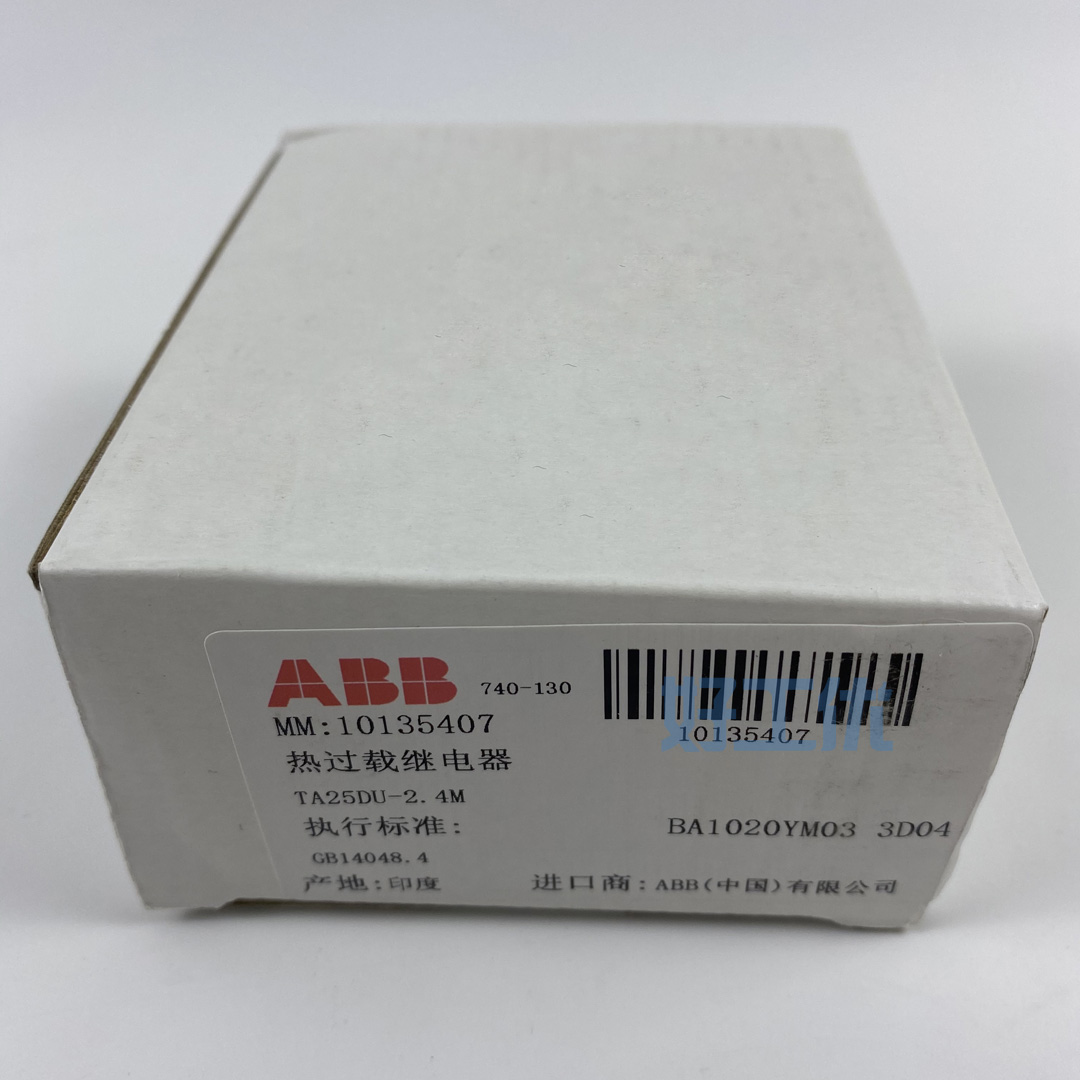 ABB热过载继电器TA25DU-2.4M 1SAZ211201R2028