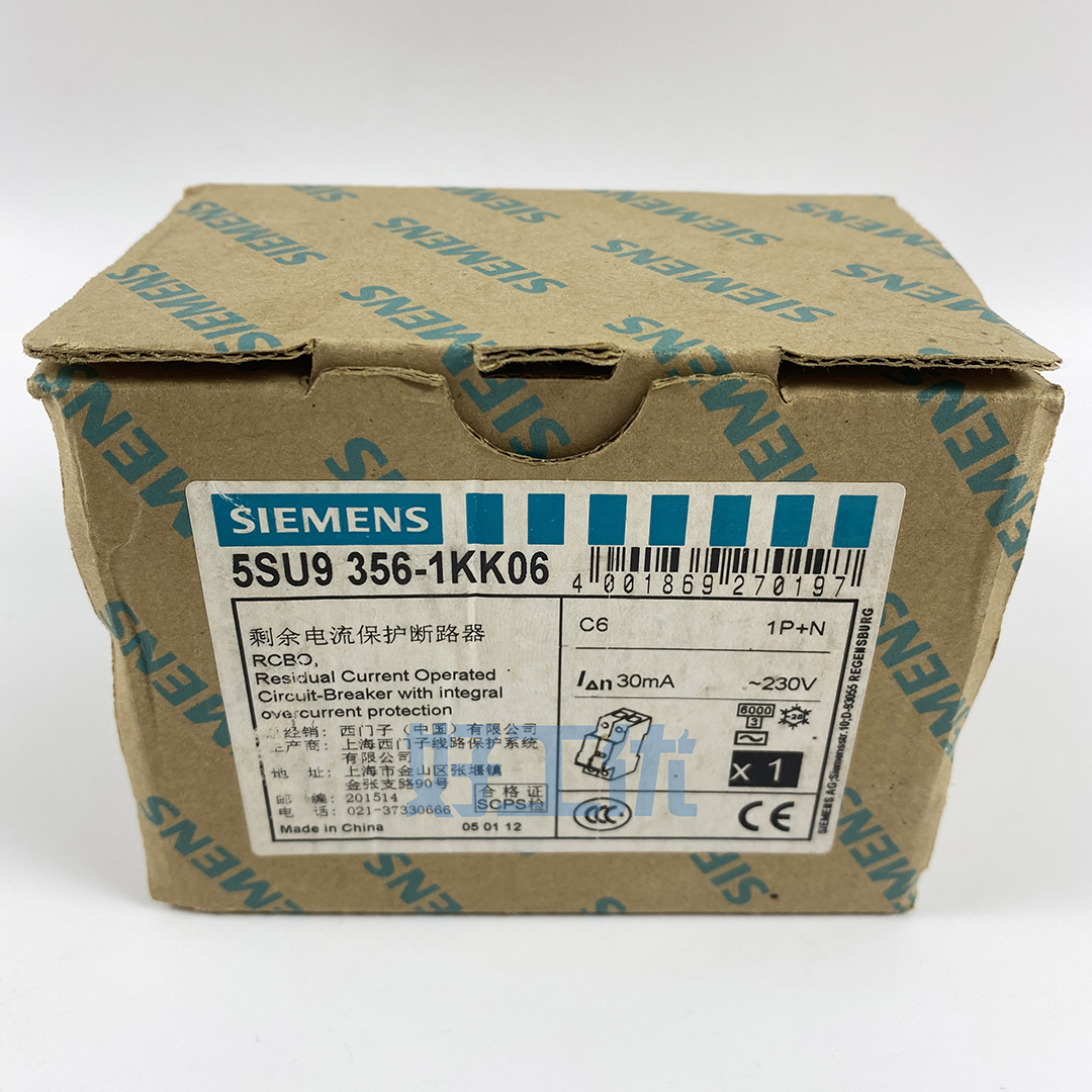 西门子	5SU9356-1KK06	漏电断路器