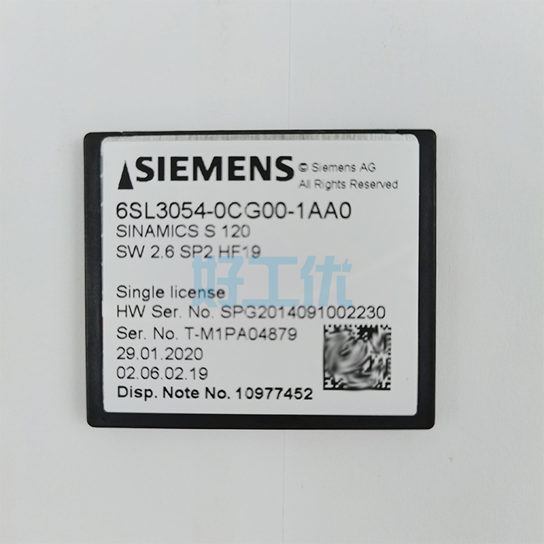 西门子6SL3054-0CG00-1AA0存储卡全新开封